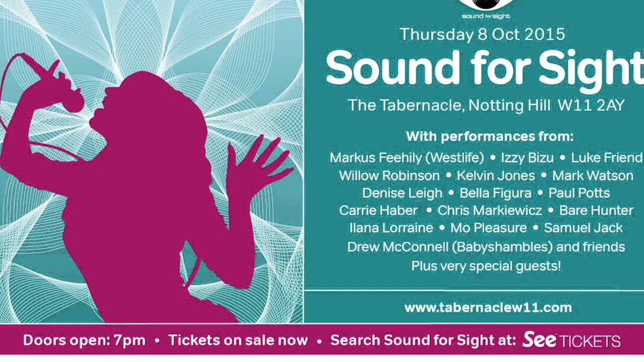 Soundcheque and RNIB present Sound for Sight Announcement
