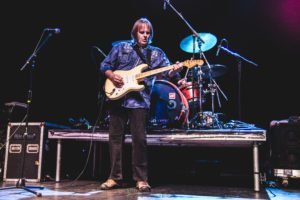 Walter Trout plays to fans at the O2 Forum, Kentish Town and invites his son John Trout to join him on stage along with British artist, Danny Bryant.