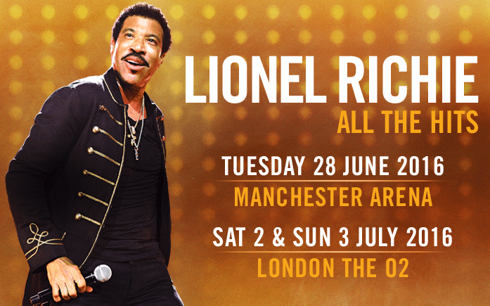 Lionel Richie Announces UK Dates as Part of ‘All the Hits’ 2016 World Tour