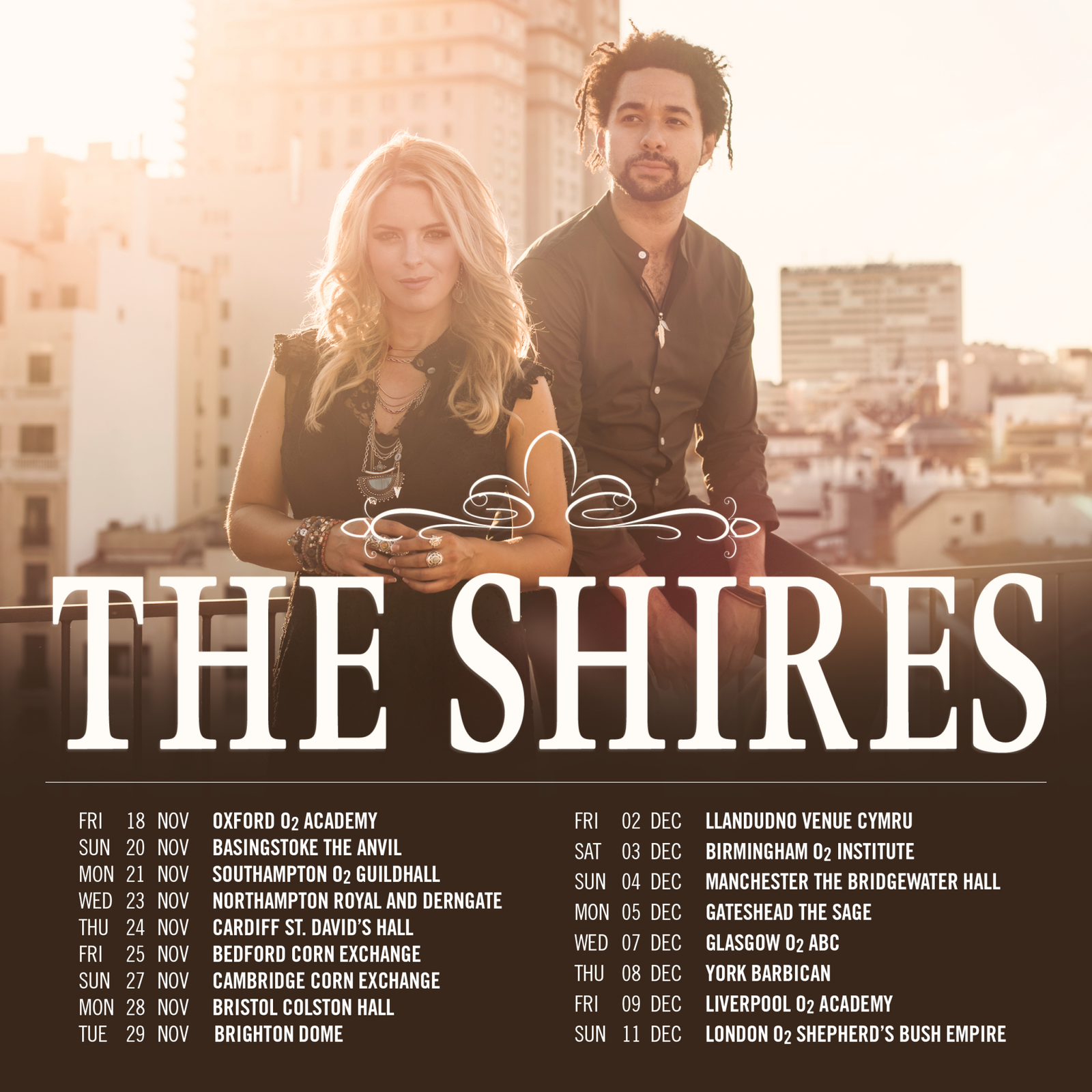 The Shires Announce New Album and Winter 2016 UK Tour