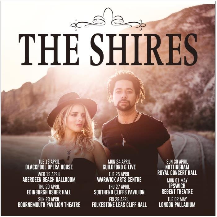 The Shires Announce 2017 UK Tour