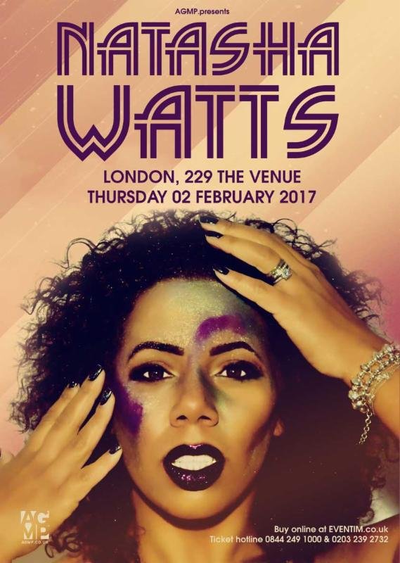 Natasha Watts Announces February 2017 London Show