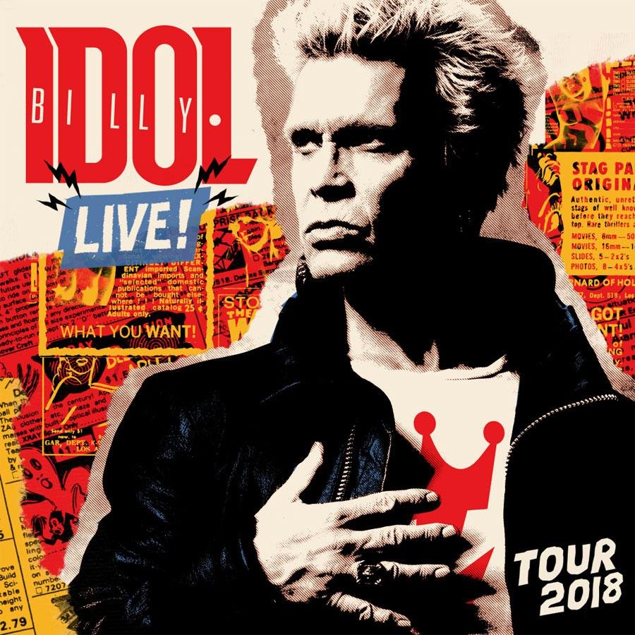 Billy Idol Announces June 2018 UK Tour