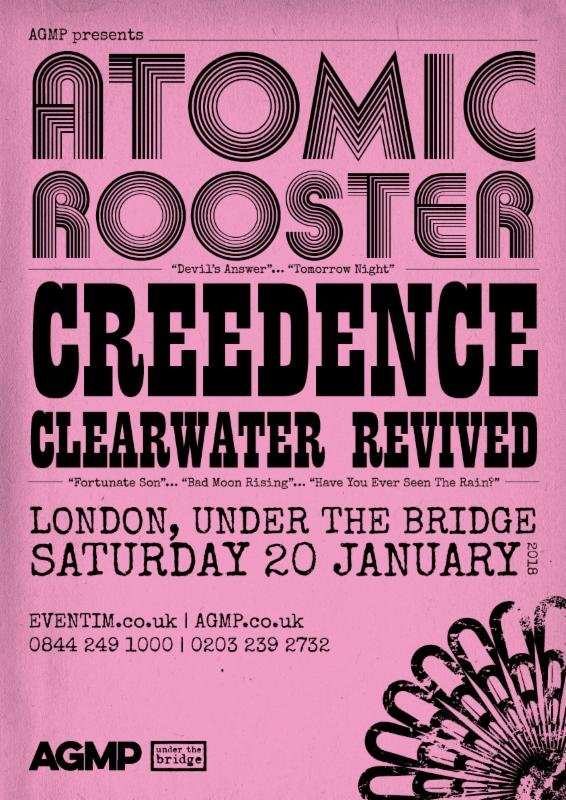 Atomic Rooster Announces January 2018 London Show