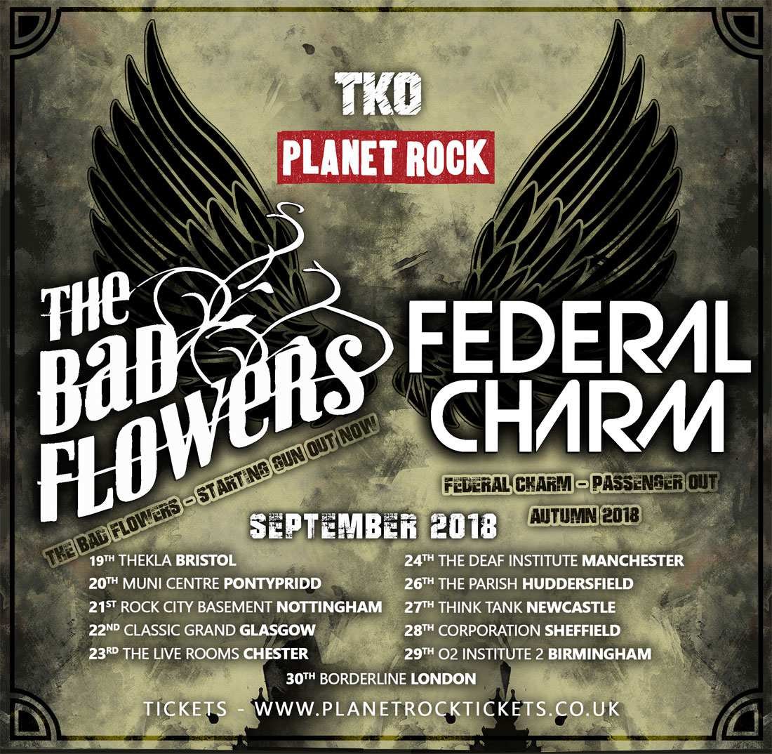 Bad Flowers Federal Charm