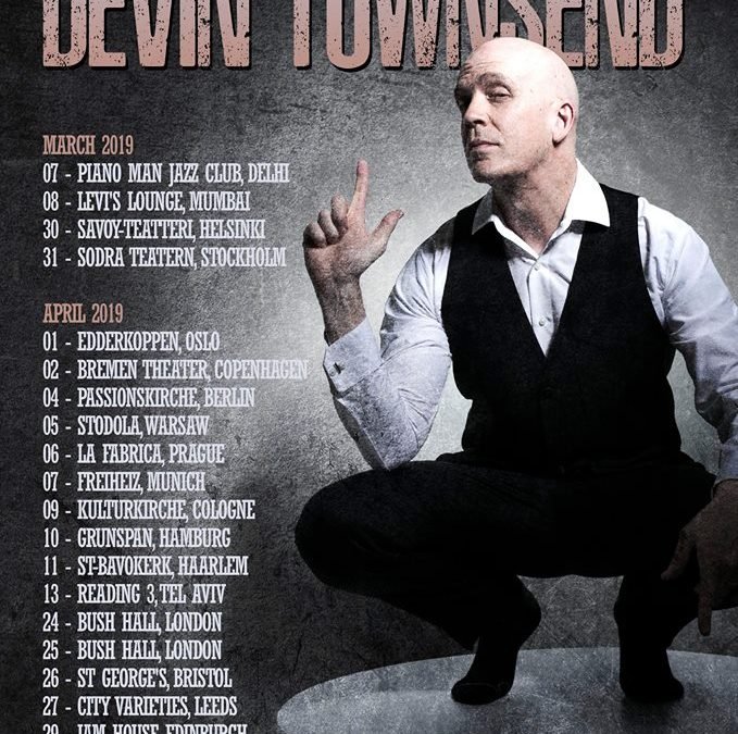 Devin Townsend Announces April 2019 ‘An Evening With’ Solo Acoustic UK Tour