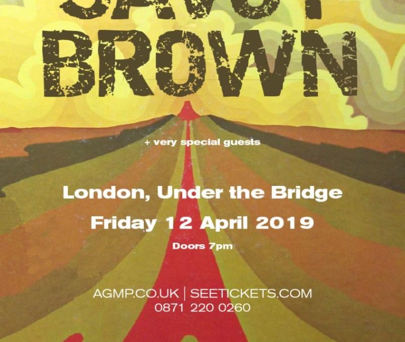 Savoy Brown Announce April 2019 London Show