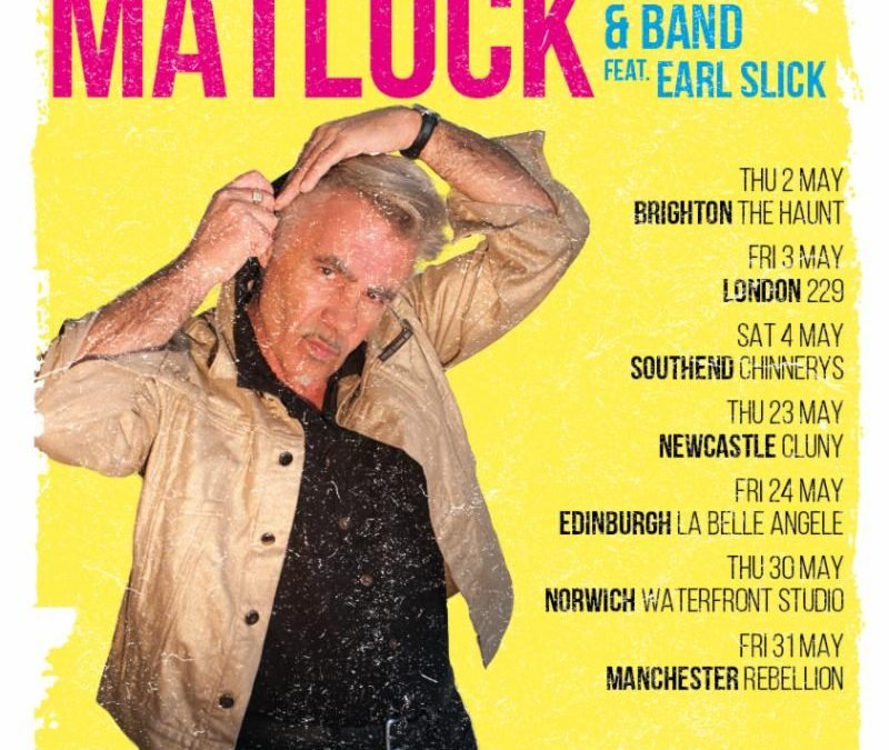Glen Matlock & Band Featuring Earl Slick Announce May 2019 UK Tour