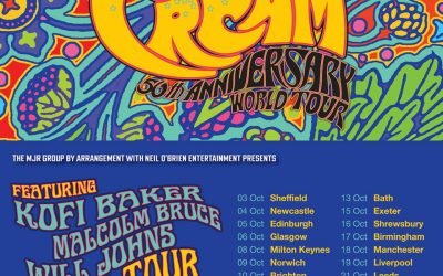 The Music Of Cream Announce 50th Anniversary October 2019 UK Tour