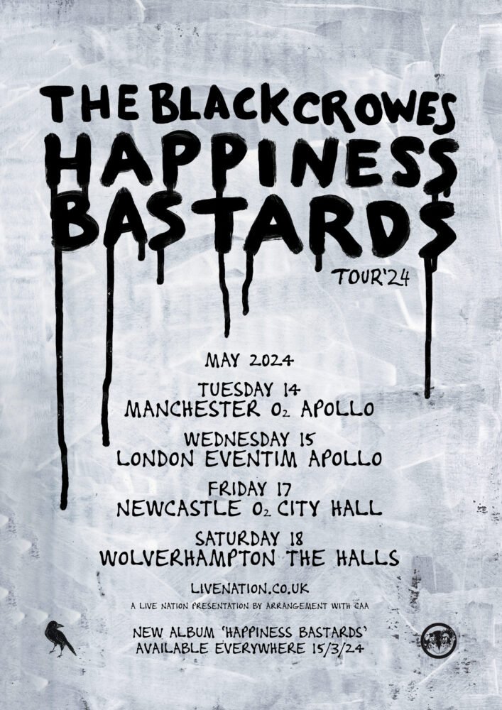 The Black Crowes UK Tour Poster The Black Crowes