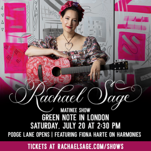 Rachael Sage To Perform July 2024 London Matinee Show