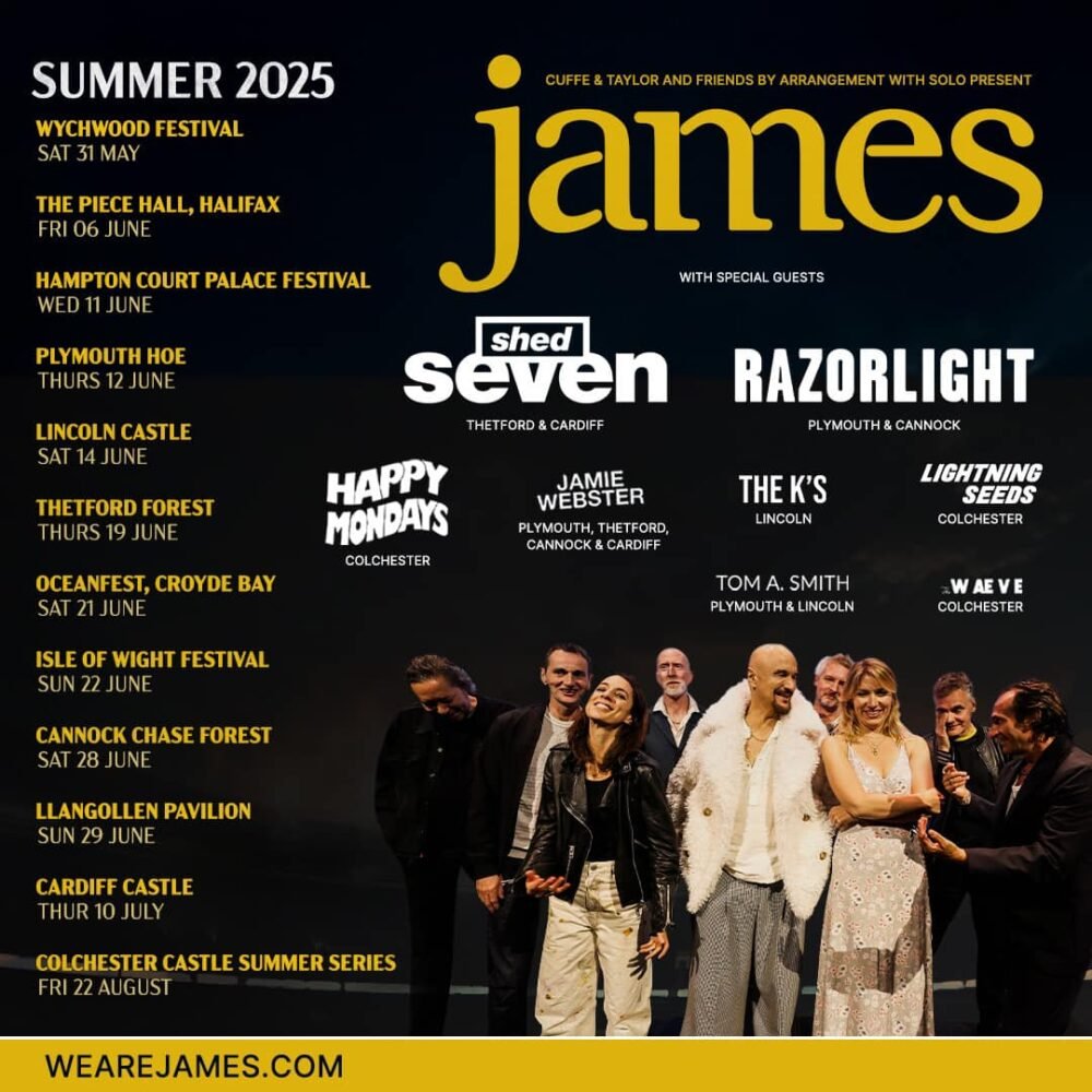 James 2025 UK Poster James