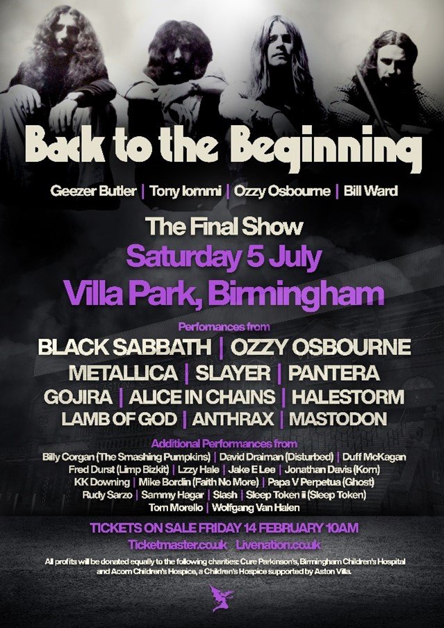 Black Sabbath Announce ‘Back To The Beginning’